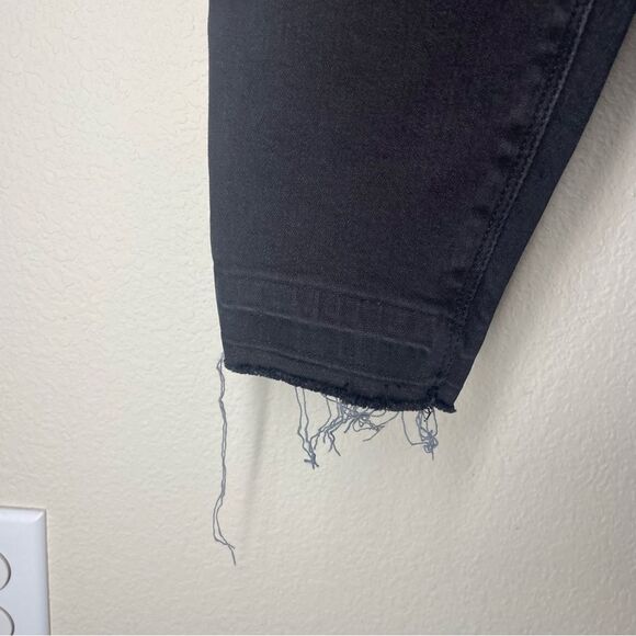 Spanx Distressed Ankle Skinny Denim Jean Legging Vintage Black Size Small - Picture 8 of 15